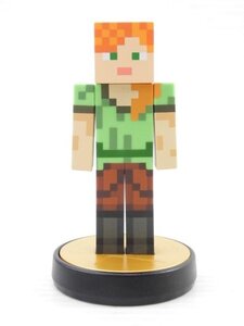 ♪amiibo アミーボ マインクラフト アレックス 大乱闘スマッシュブラザーズシリーズ♪動作OK 中古品