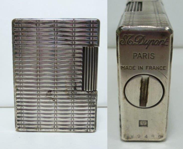 S.T Dupont デュポン ライター シルバーカラー ケース 1224W16G