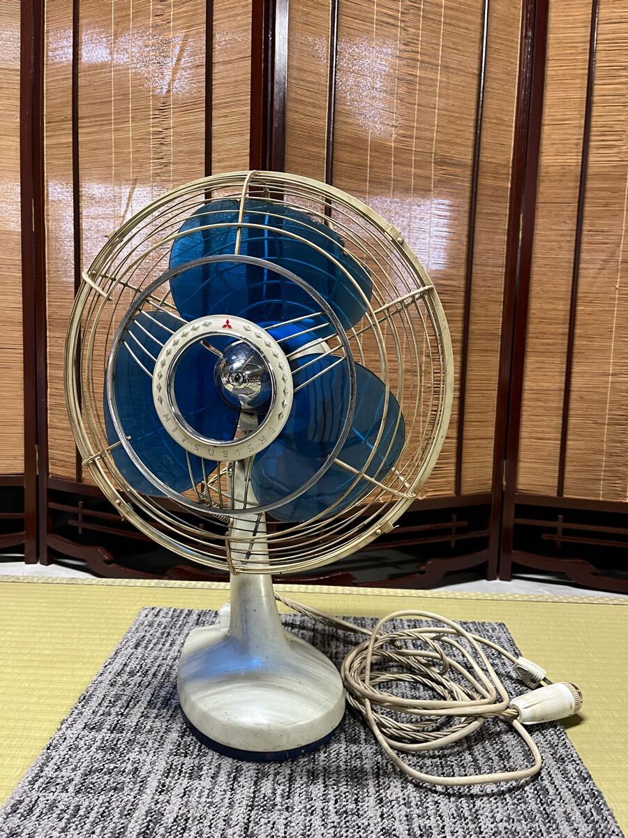 MITSUBISHI・三菱・レトロ扇風機・昭和レトロ家電・D40‐P9・1969