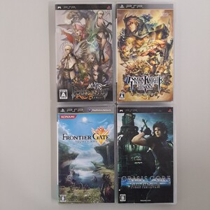 ★即決★送料無料★【PSP】ドラクナーズアリア・グランナイツヒストリー・フロンティアゲート・クライシスコア -ファイナルファンタジー 7-