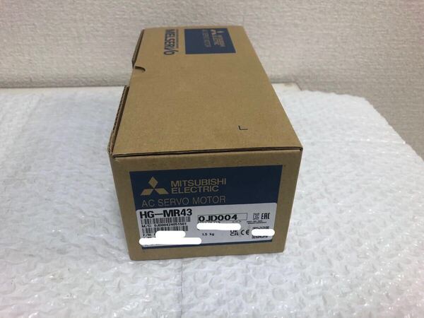 新品未開封2024年製三菱 MITSUBISHI サーモモータHG-MR43正規品動作保証 B-1