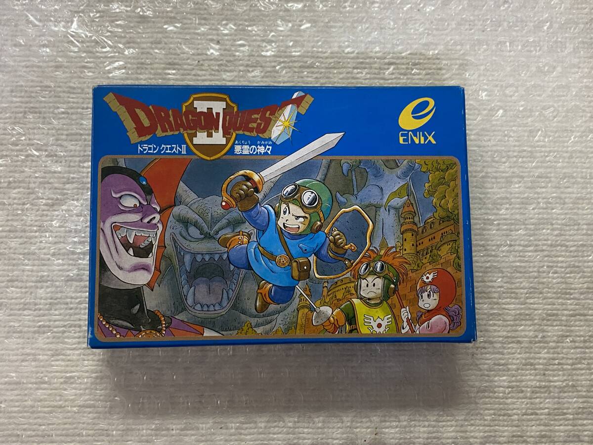 ファミコン用ソフト 箱説/ハガキ付 ドラゴンクエストⅡ
