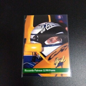 Grid motorcard 1992 F1カード リカルド・パトレーゼ #72 ウィリアムズ