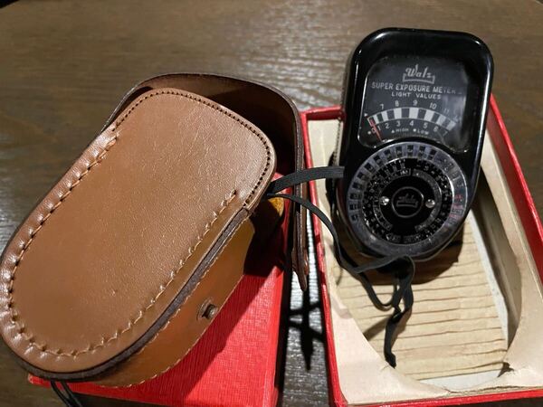 箱付き WALZ SUPER EXPOSRE METERⅡ写真用品 ワルツ 露出計 カメラ