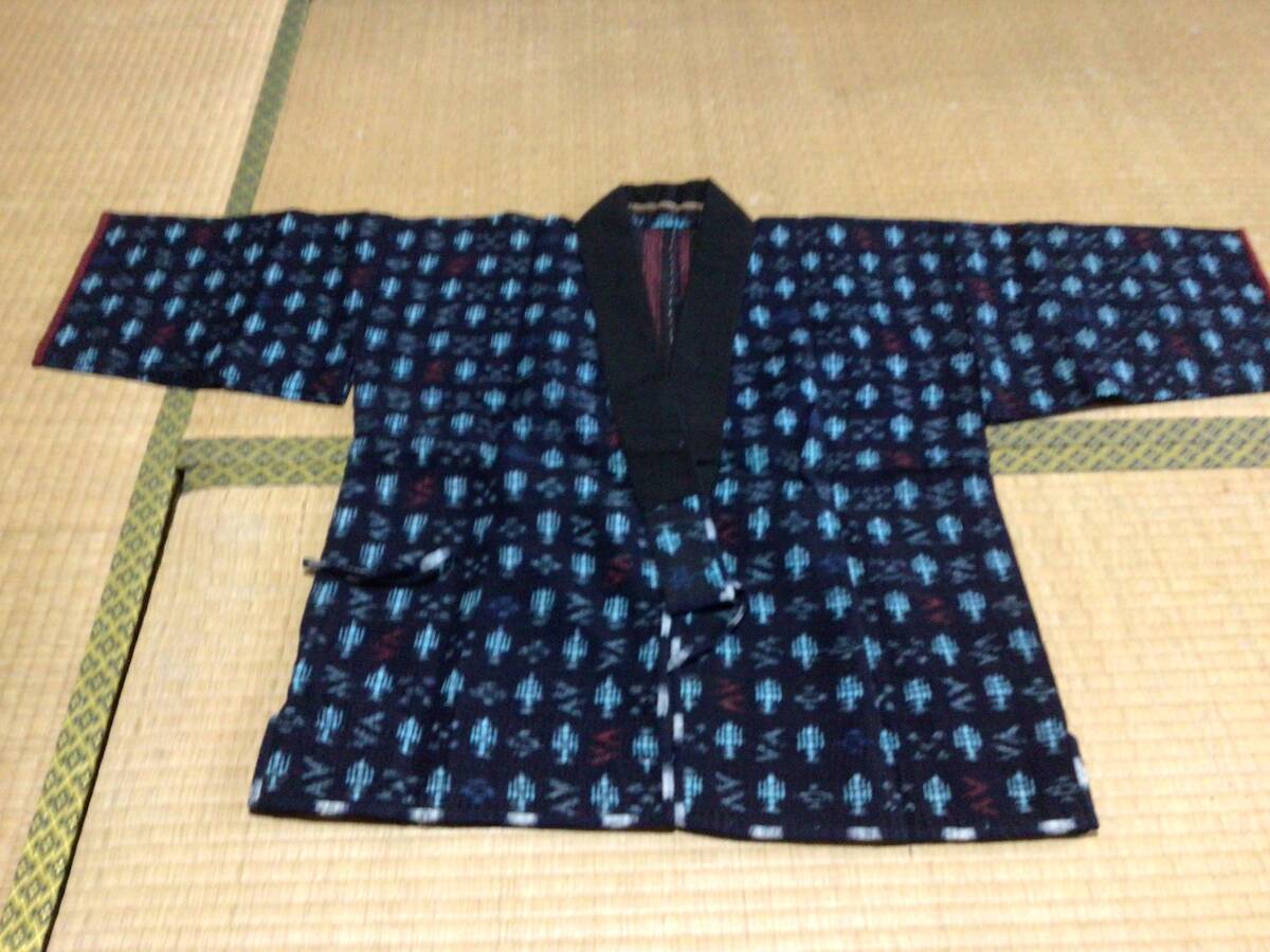 はなだの古布::木綿襤褸布5幅(縞、絣、格子、無地)2,8 はなだの古布::木綿襤褸布5幅(縞、絣、格子、無地)2,8