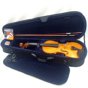 メンテ済 東ヨーロッパ製 美品 Josef Jan Dvorak #3050 虎杢 上位モデル 美音 4/4 チェコ Strunal工房 未使用 弓 ドミナント J.J.DVORAK