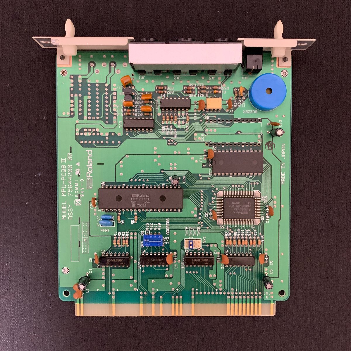 基板写真館：Roland MPU-PC98Ⅱ - Diary on wind