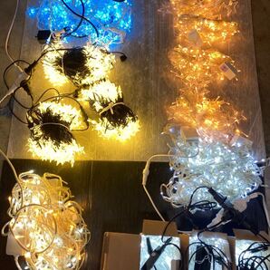 イルミネーション クリスマス LED AC100V ライト 装飾ライト ドレスアップ 飾り付け ブルー イエロー ホワイト オレンジ クリア 大量