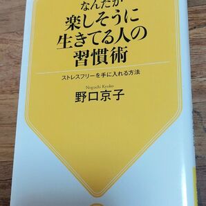 なんだか楽しそうに生きてる人の習慣術 ストレスフリーを手に入れる方法 (KAWADE夢新書 S419) 野口京子/著