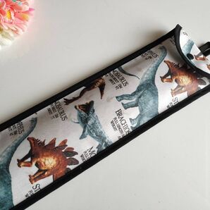 ループ付き23桁用そろばんケース リアルな恐竜