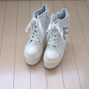 21センチ 厚底 スニーカー