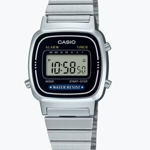 新品!CASIO チープカシオLA670WA-1A2JF ストップウオッチ