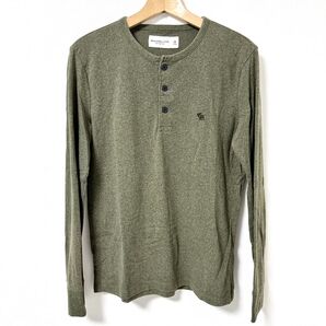 アバクロ ヘンリーTシャツ カットソー ロング丈 ロンT