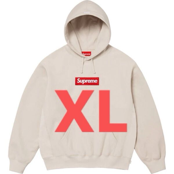 Supreme Box Logo Hooded Sweatshirt "Stone"