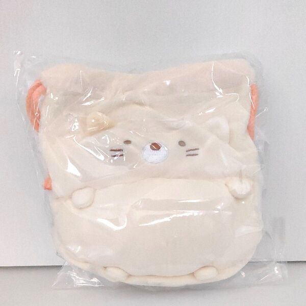 CA44904 すみっコぐらし ぽんぽこきょむぐるみ巾着 ねこ