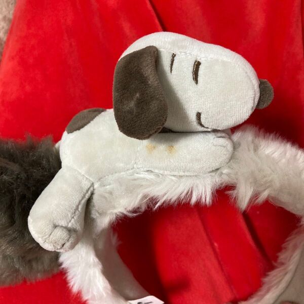 スヌーピーのぬいぐるみ付カチューシャ