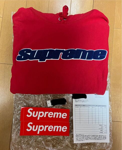 supreme chenille hooded sweat shirt シュプリーム パーカー