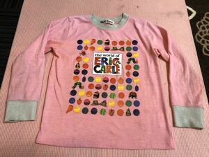 はらぺこあおむし　長袖Tシャツ　120センチ トップス　キッズ　ジュニア　女の子　ロンT