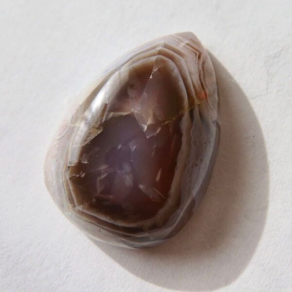 天然ボツワナアゲート ペアシェイプカボション 約15ct 特大 天然石ルース