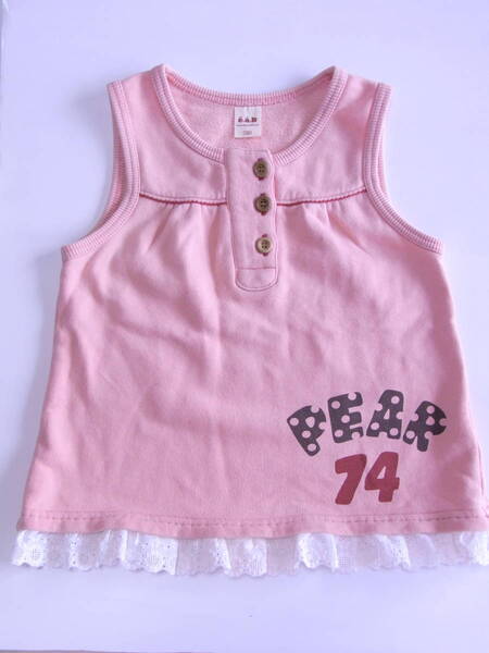 ★極美品★BeBe★べべ★可愛い女の子★ベスト★100%棉★サイズ120cm