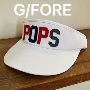 G/FORE ジーフォア LIMITED EDITION POPS バイザー サンバイザー ホワイト