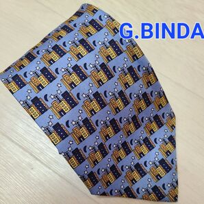 G.BINDA 建物柄 ネクタイ ジャンニ ビンダ