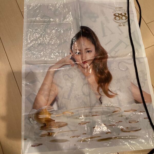 安室奈美恵 ショッピングバッグ ビニールバッグ 安室ちゃん LIVESTYLE2016-2017 ツアーグッズ 88