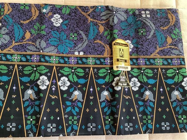 マレーシア batik 生地 未使用