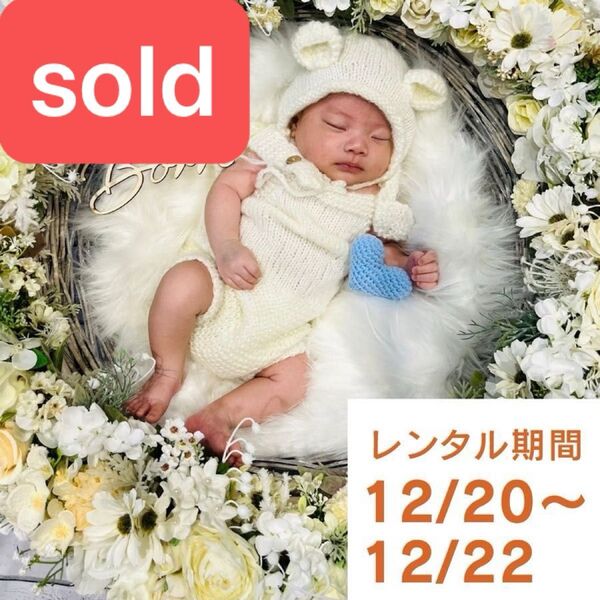 【39%OFF】早い者勝ち大特価!ニューボーンフォト レンタル セット 出産