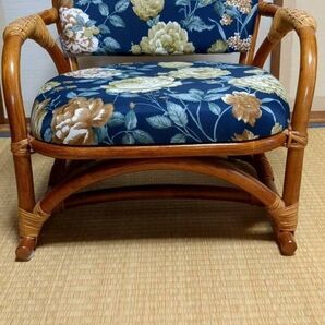 【送料5000円込!!】籐でできた座椅子