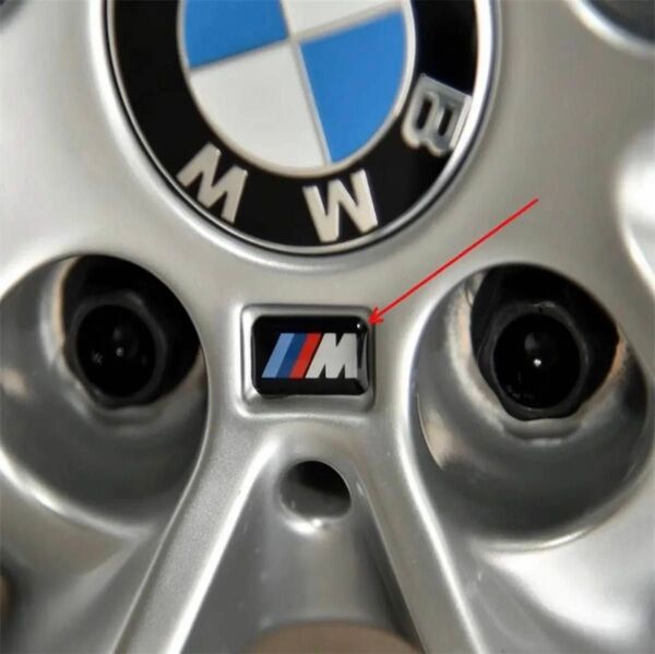 BMW Mスポーツエンブレム ステッカー 4枚 ホイール等