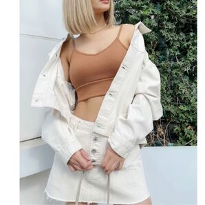 GYDA ジェイダ ジャケット アウター デニム ケミカル スカート ミニスカート