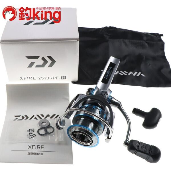 【中古/美品】 ダイワ 17 エクスファイア 2510RPE-H ウィップラッシュファクトリーノブ付 /O016M