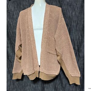 定価39600円 YOKE 再構築 ドッキング リメイク ニットカーディガン 2