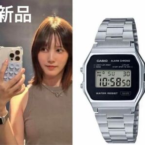 本田翼愛用 CASIO デジタル A158WEA-1JF 新品