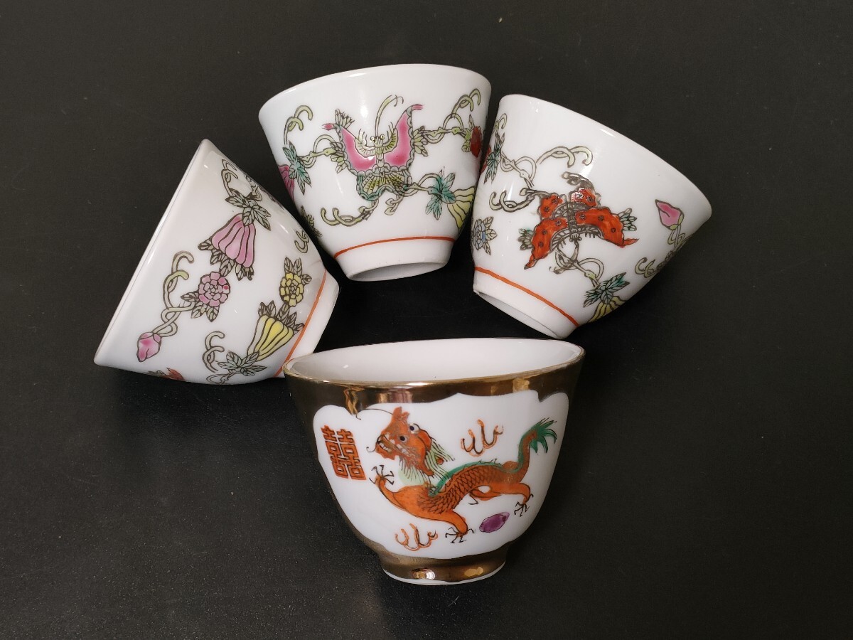 Yahoo!オークション -「中国景徳鎮 茶器」(色絵磁器) (骨董 Yahoo!オークション -「中国景徳鎮 茶器」(色絵磁器) (骨董