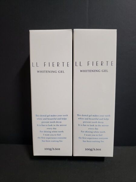 新品2箱■美白歯磨き粉ジェル■ルルフォルテ薬用ホワイトニング■汚れ・黄ばみ・虫歯・歯石