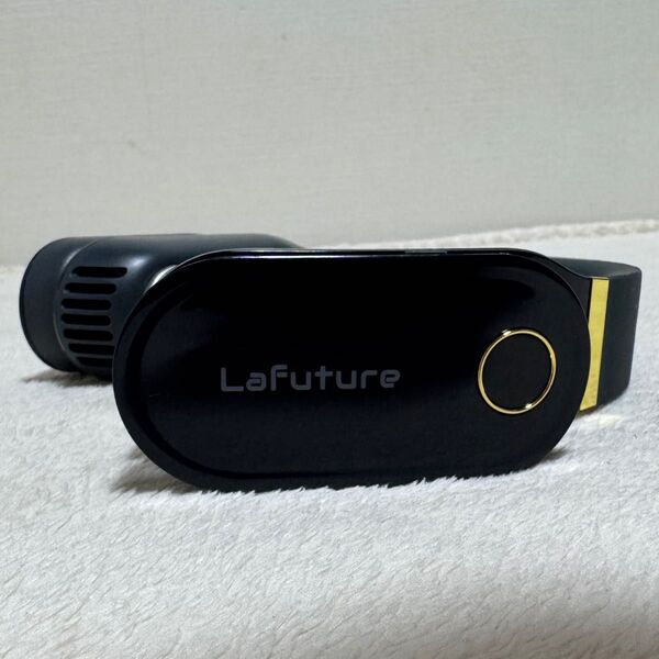 LaFuture ネッククーラー&ヒーター 黒 温冷機能 調節可能 首かけ扇風機