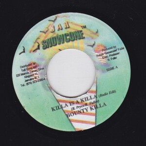 EPレコード　BOUNTY KILLER / KILLA IS KILLA (BEACH)