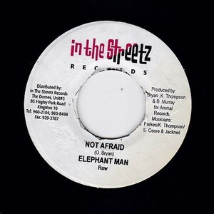 EPレコード　ELEPHANT MAN / NOT AFRAID