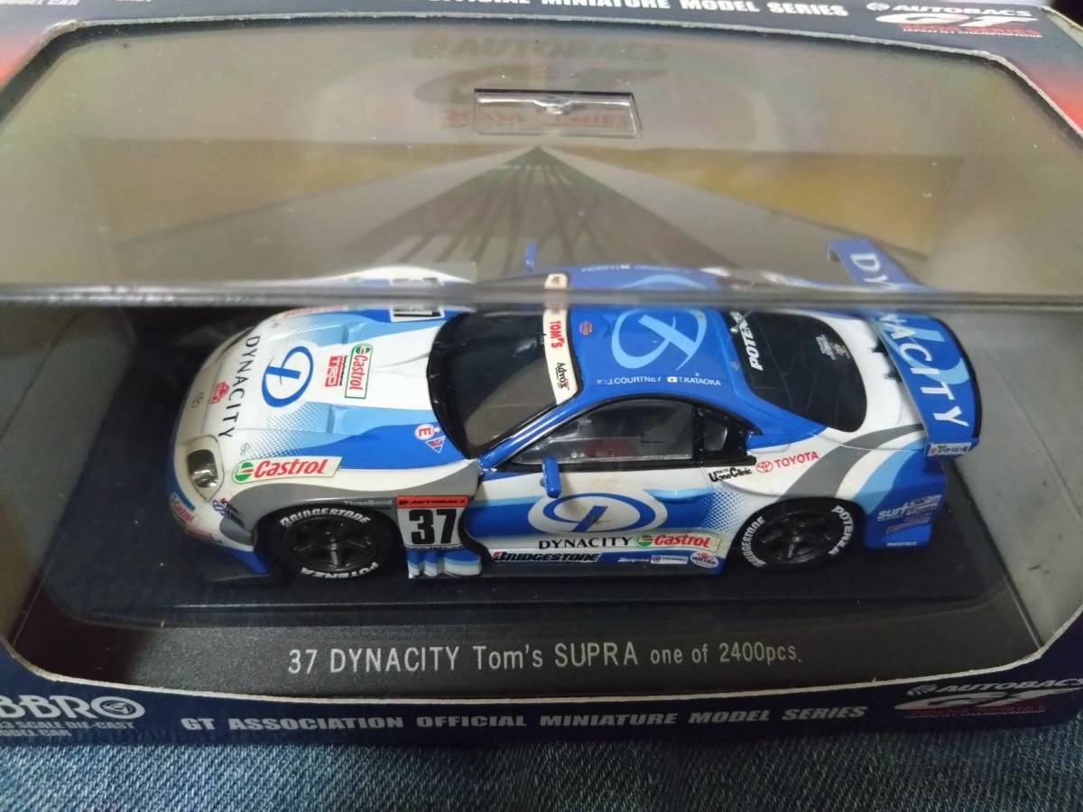 Amazon | エブロ 1/43 FET スープラ JGTC 1995 ホワイト/ブルー