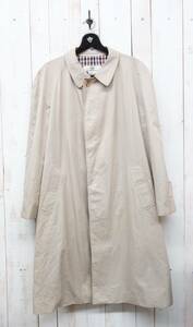 RETRO retro old clothes *Aquascutum OF LONDON Aquascutum * bar ma car n coat turn-down collar coat 44/112*MADE IN ENGLAND