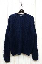 RETRO　レトロ古着 ＊POLO BY RALPH LAUREN 　ポロ ラルフローレン ＊HAND KNIT ＊フィッシャーマンニット 　アラン　ケーブル編みセーター_画像1