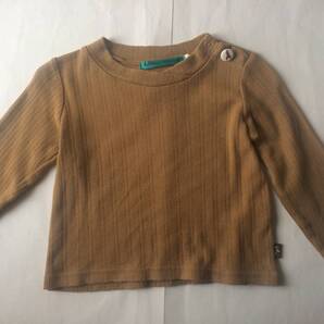 PETER RABBIT ピーターラビット 90cm 長袖 カットソー 茶色 ブラウン 子供服 ベビー服 2歳 3歳 女の子 中古