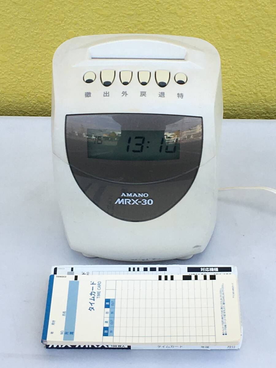 Yahoo!オークション -「amano mrx-30」の落札相場・落札価格 Yahoo!オークション -「amano mrx-30」の落札相場・落札価格
