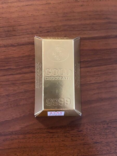 空き箱 ゴールドチョコレート 9999