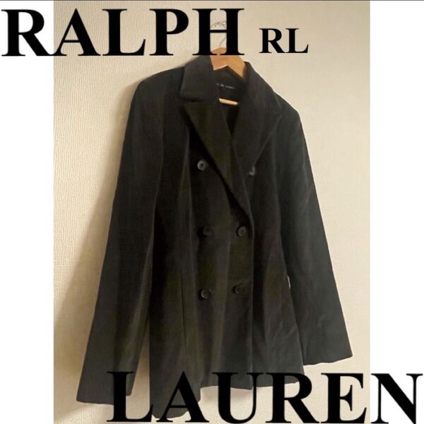 ★最安値★【RALPH RL LAUREN】ブラックロングジャケット