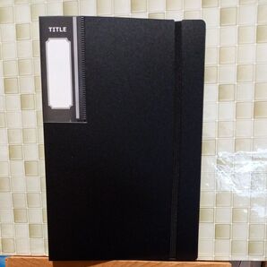 ◎ハンドメイド◎バインダー付き封筒貯金◎黒