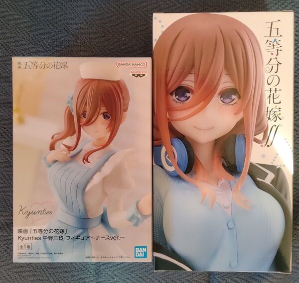 五等分の花嫁 Coreful フィギュア ~制服ver.~ Renewal & Kyunties フィギュア~ナースver.