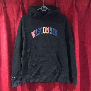 US古着【JANSPORT ジャンスポーツ】パーカー スウェットフーディー ブラック